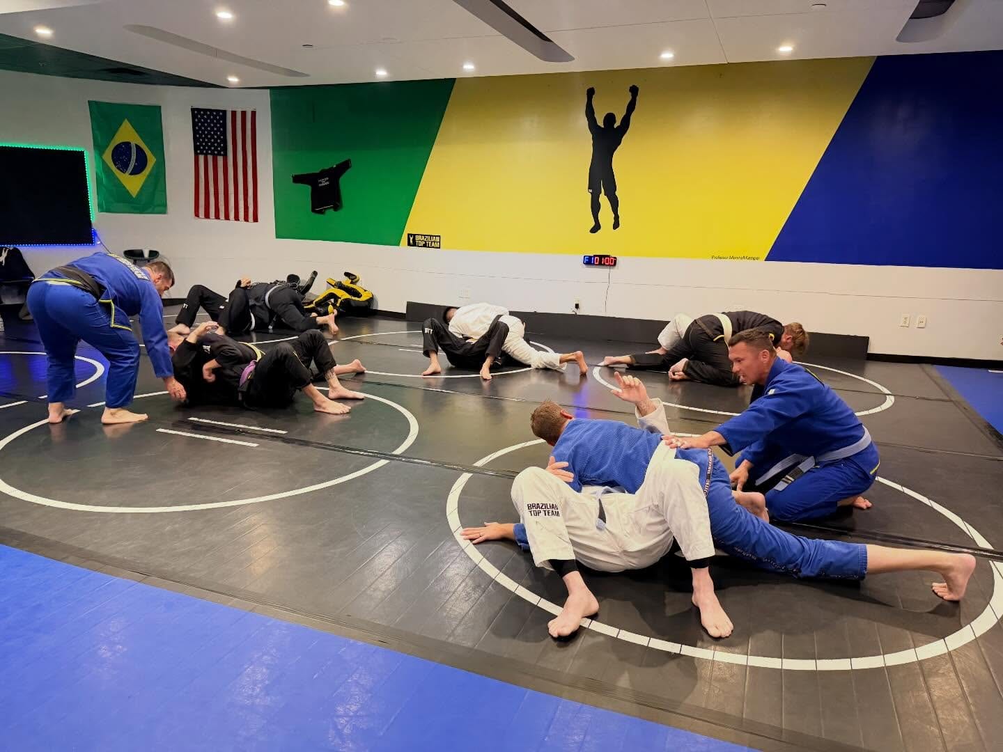 Live rounds across the mats