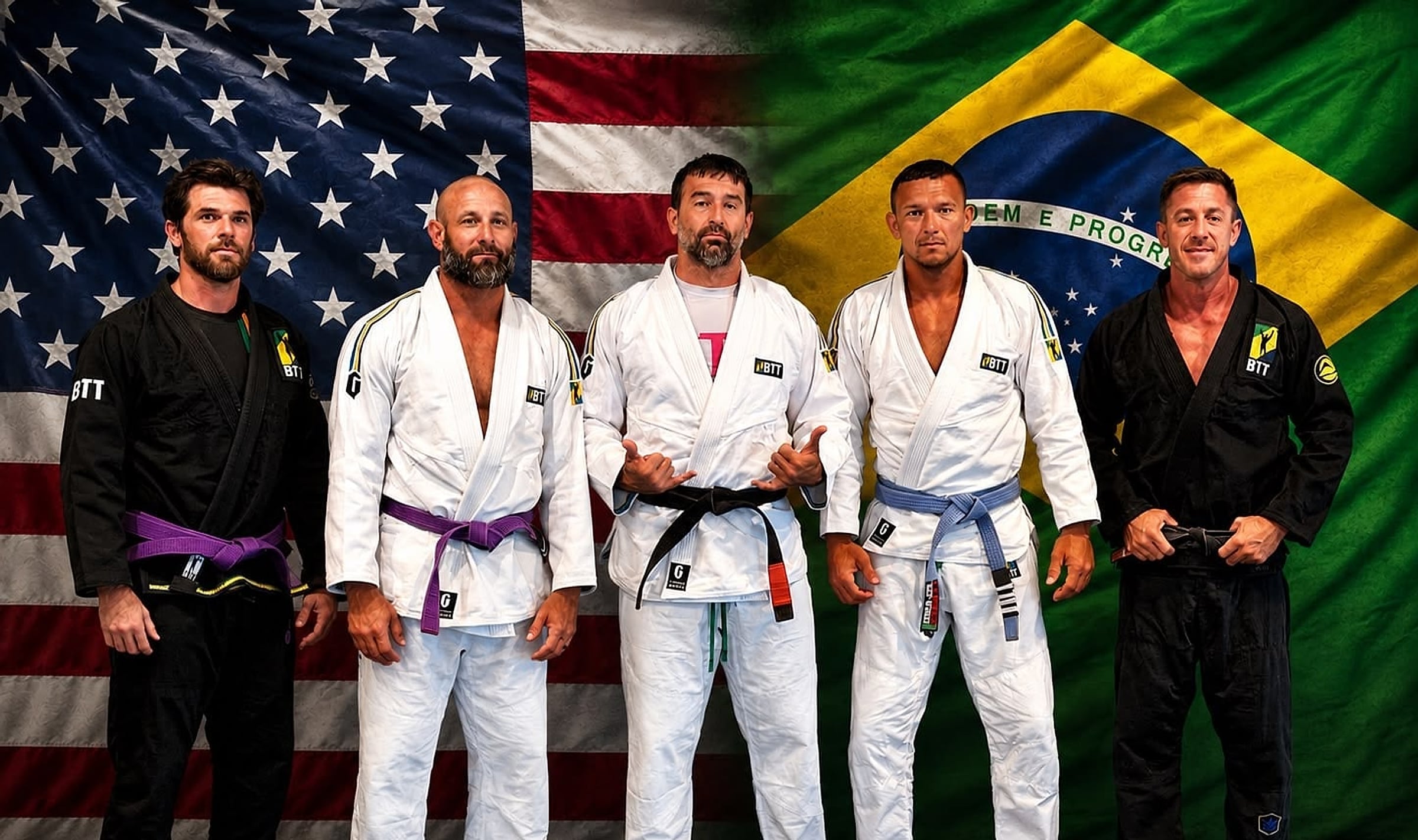 The coaching staff at Brazilian Top Team Merritt Island