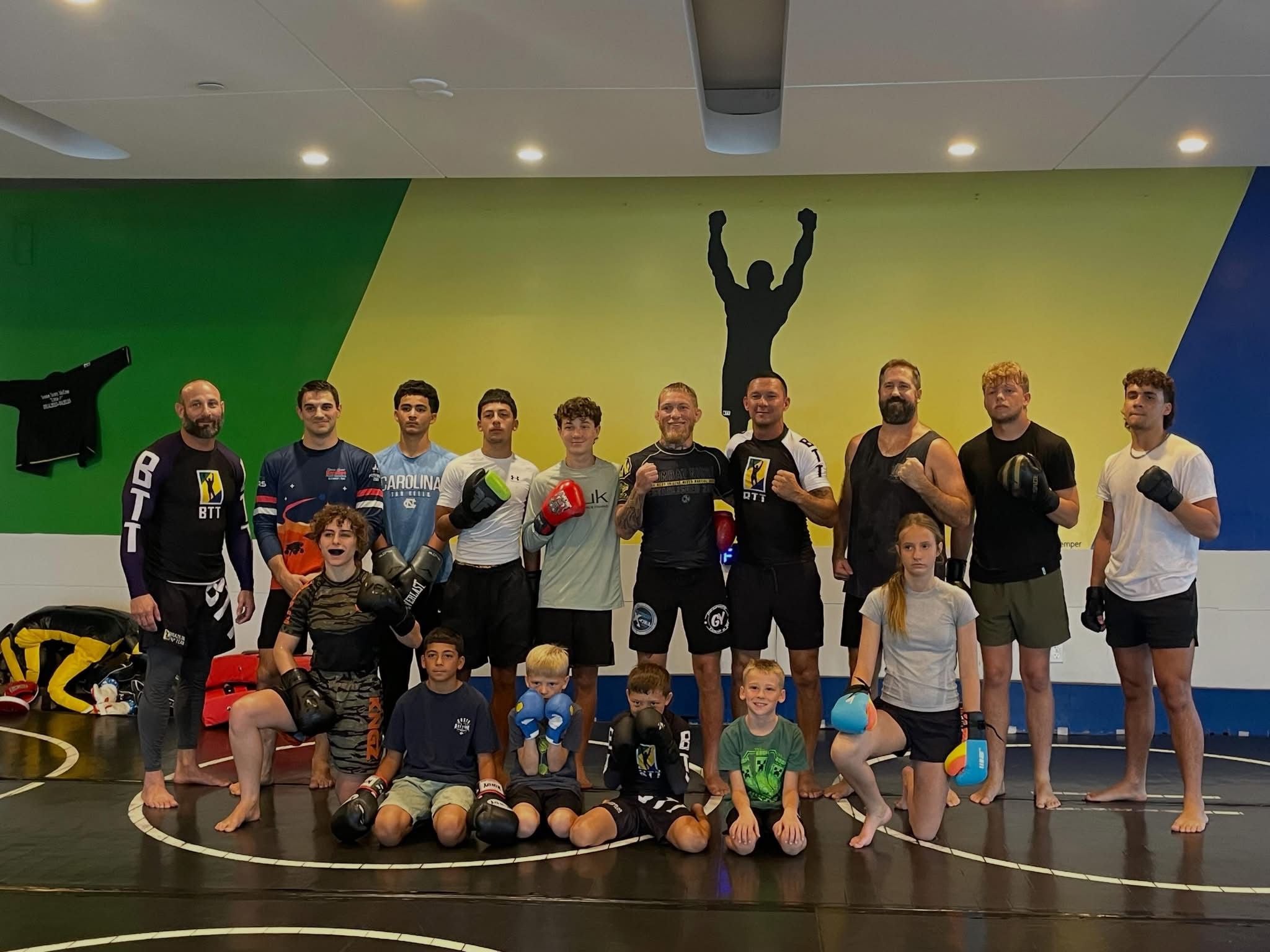 The MMA and striking class together at BTT Merritt Island