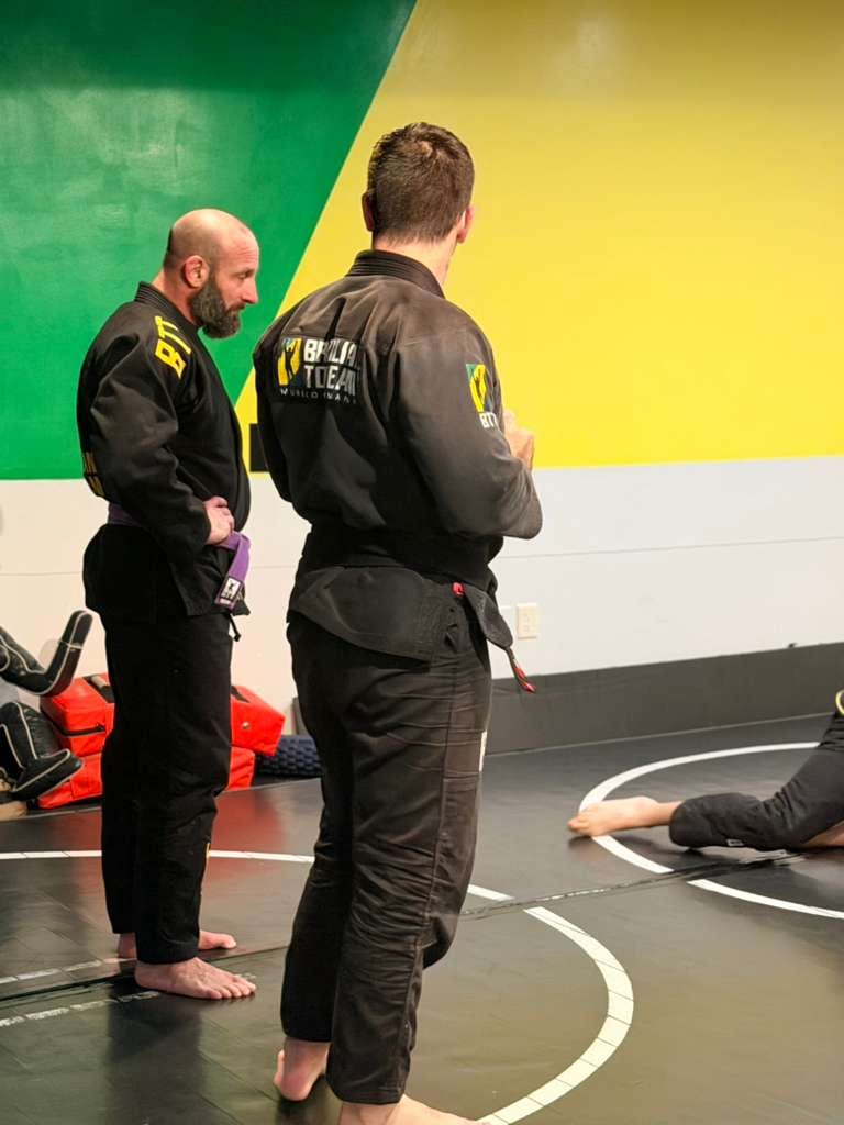 Coaches talking between rounds